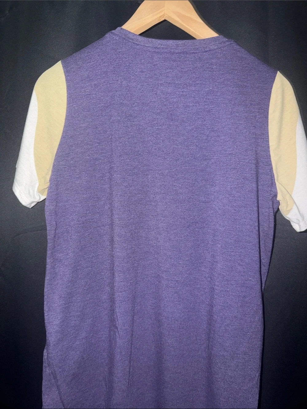 Nike Purple Short Sleeve Shirt with Cream 'W' Graphic